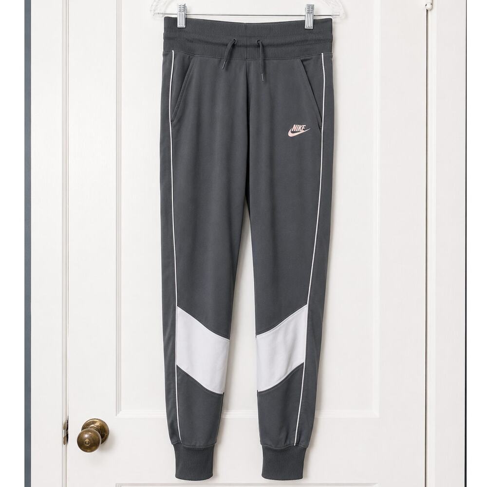 Nike Sportswear Women’s Gray Logo Colorblock Jogger Track Pants XS